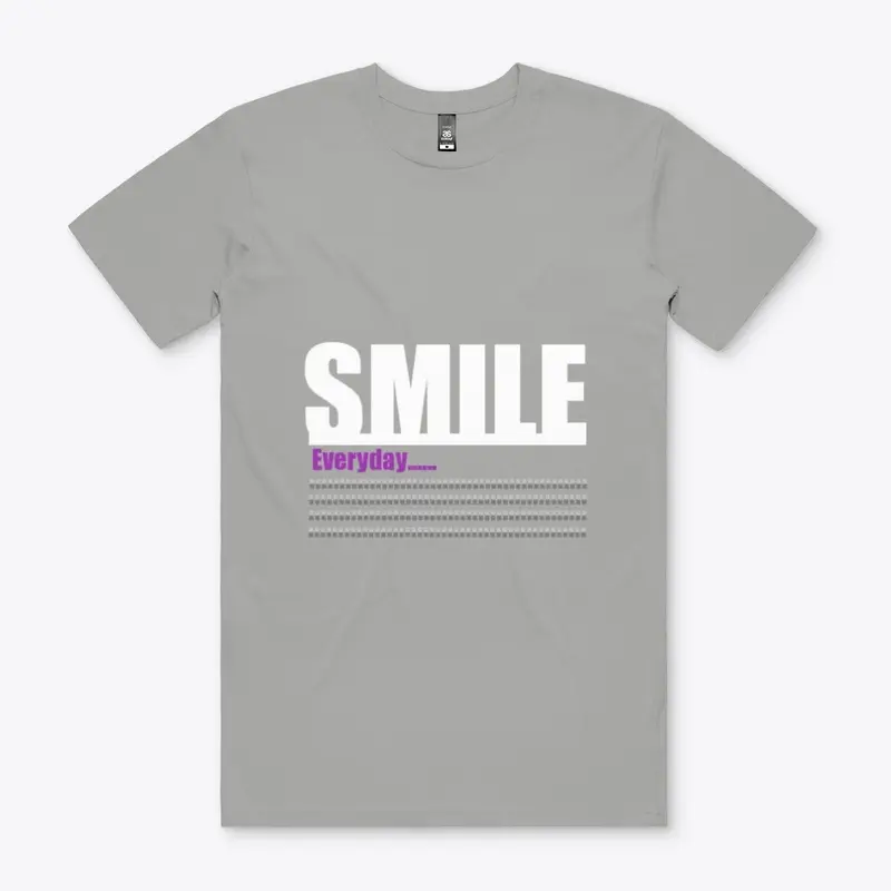 Smile text tshirt