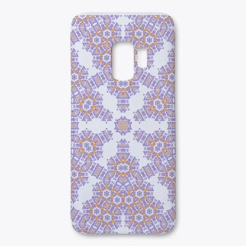 Abstract Mandala white colorful